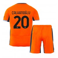 Camiseta Inter Milan Hakan Calhanoglu #20 Tercera Equipación Replica 2023-24 para niños mangas cortas (+ Pantalones cortos)